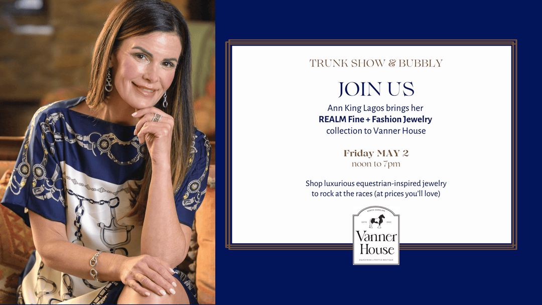 JOIN US: Trunk Show + Bubbly at Vanner House
