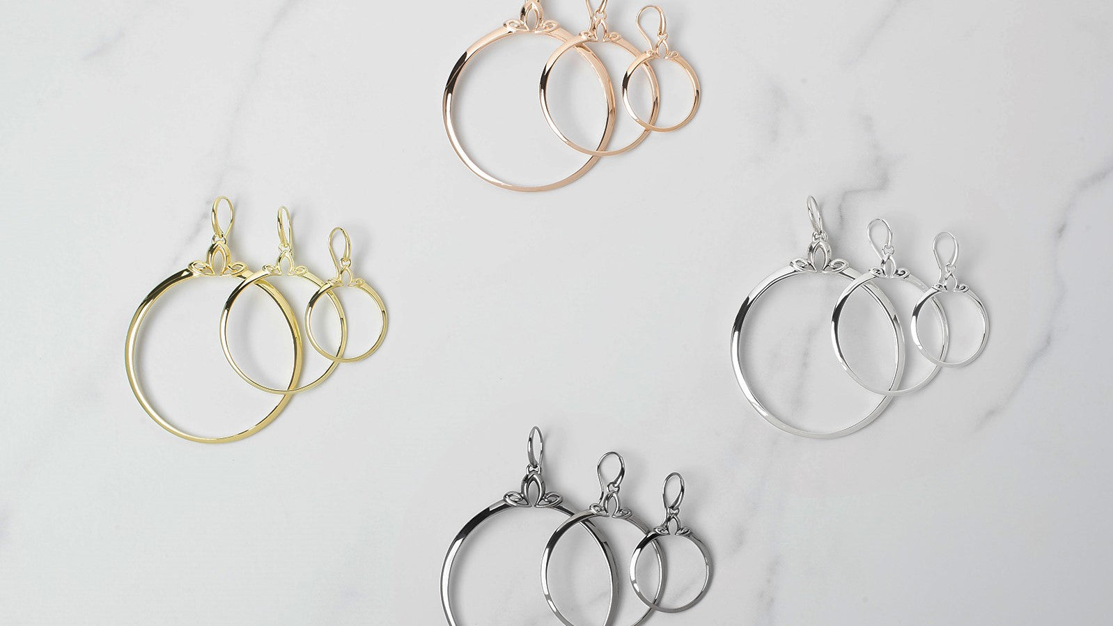 Portrait Hoop Earrings