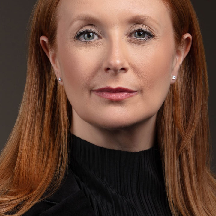 Promise Solitaire Stud 4.5mm - Black Ruthenium + CZ Blanc