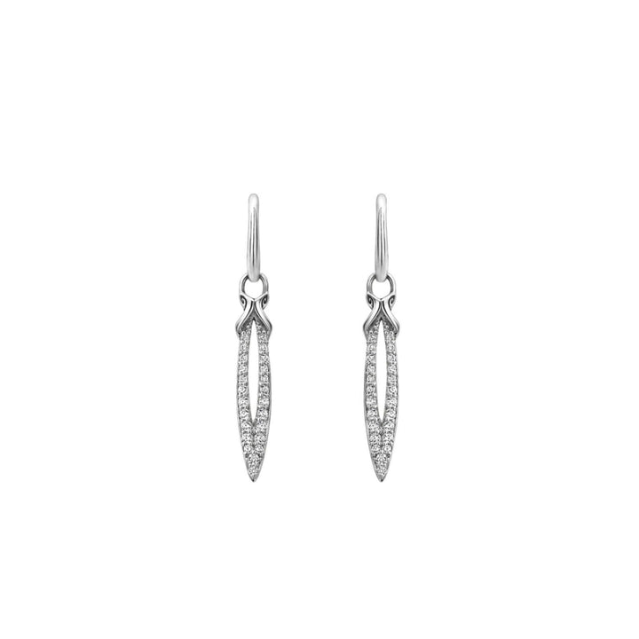 sterling silver drop earrings