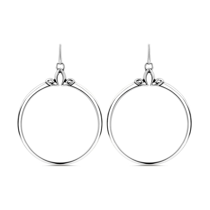 sterling silver hoop earrings