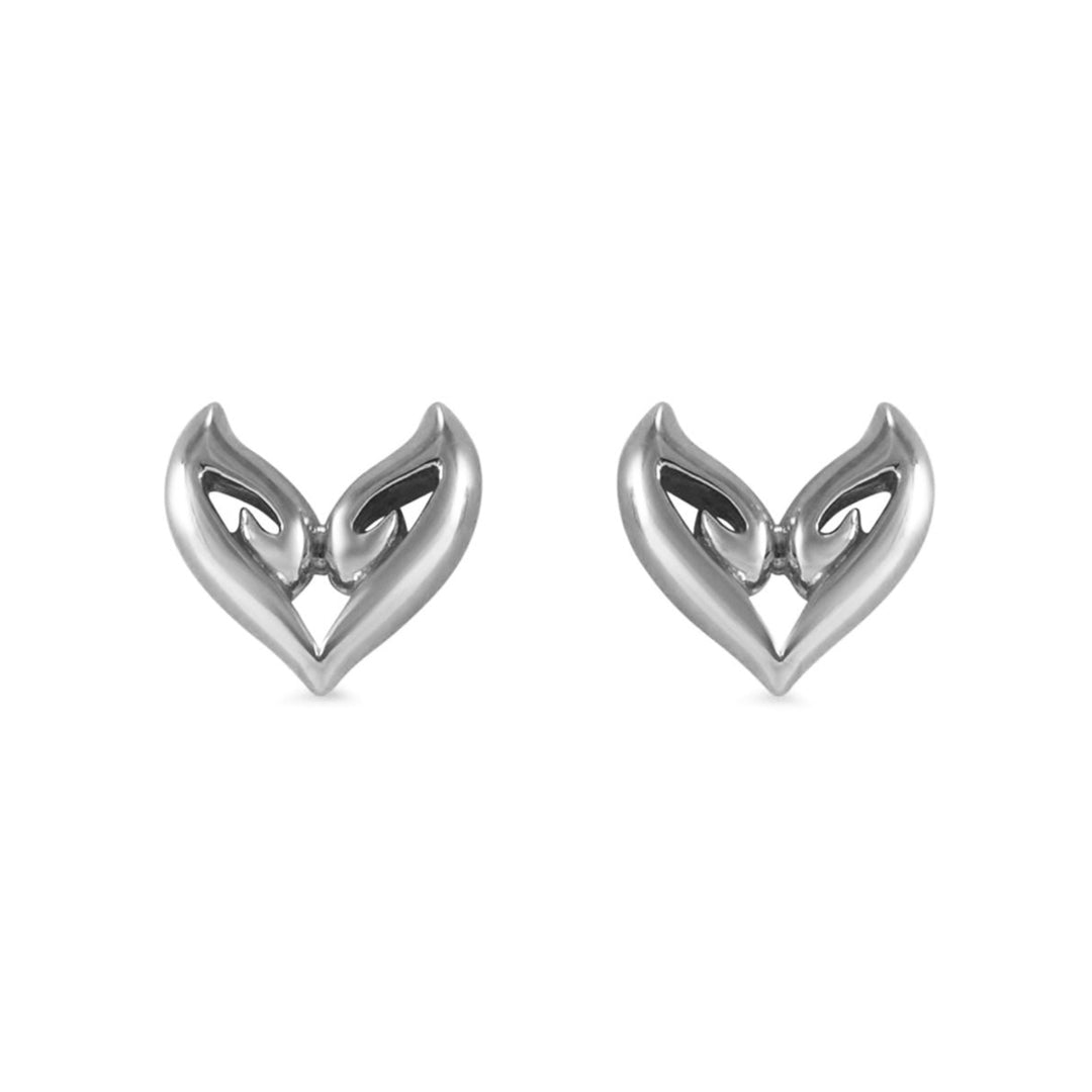 sterling silver stud earrings