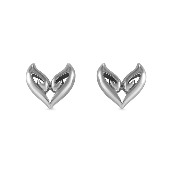 sterling silver stud earrings