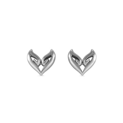 sterling silver stud earrings