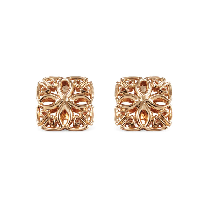 rose gold stud earring