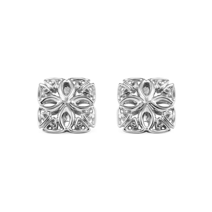silver stud earrings