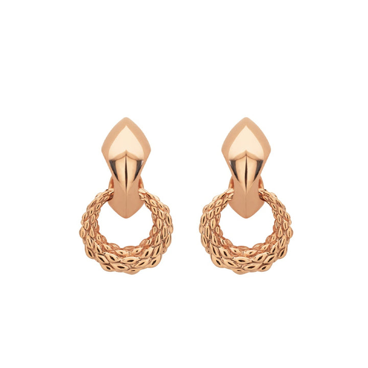 Quest Drop Earring - 18K Rose Gold Vermeil