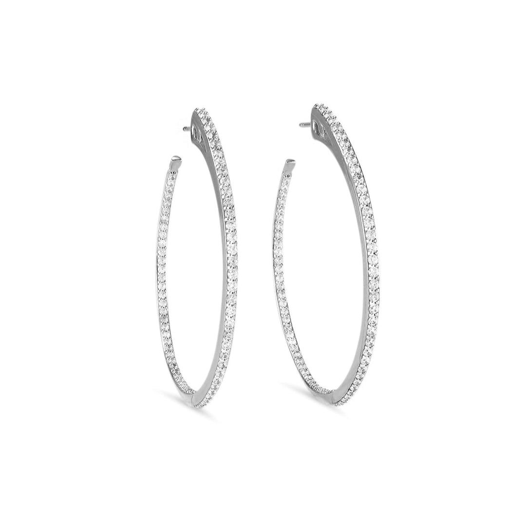 sterling silver hoop earrings