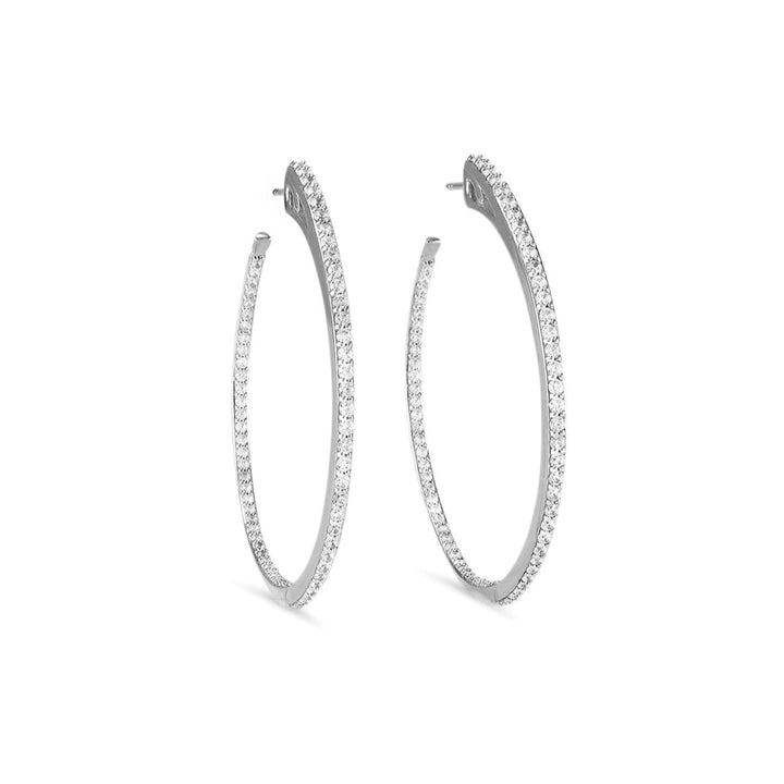 sterling silver hoop earrings