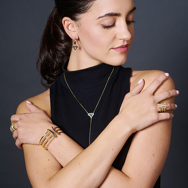 sterling silver hoop earring