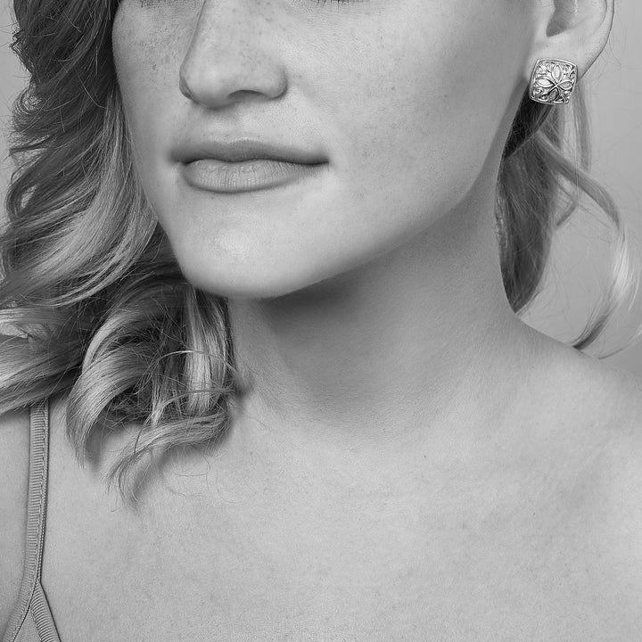 gold statement earrings