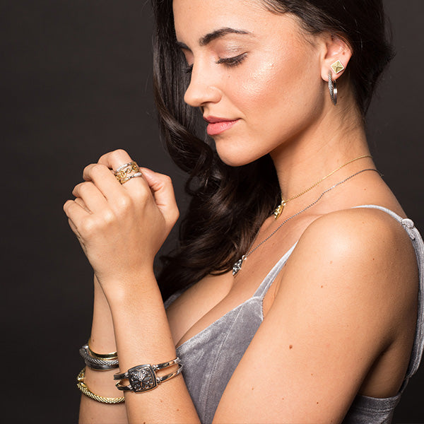 sterling silver hoop earrings