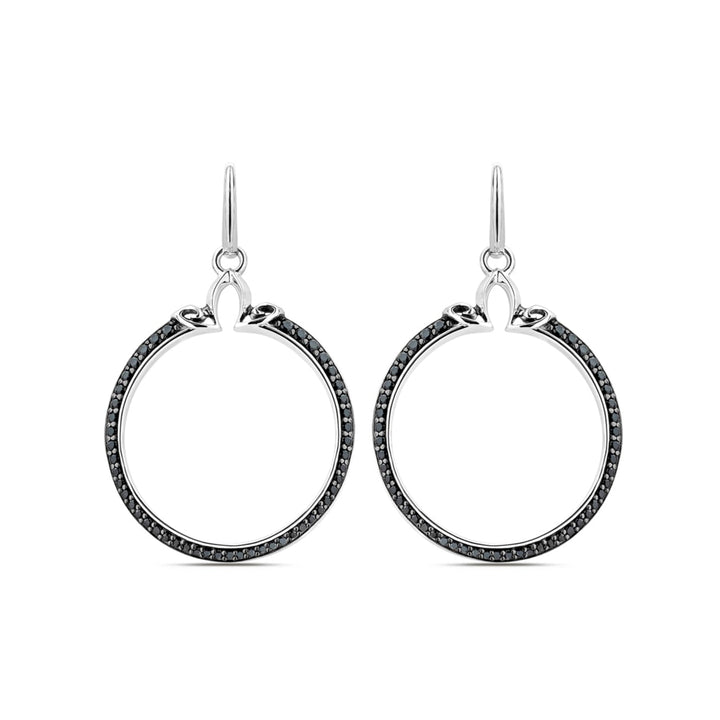 sterling silver hoop earrings