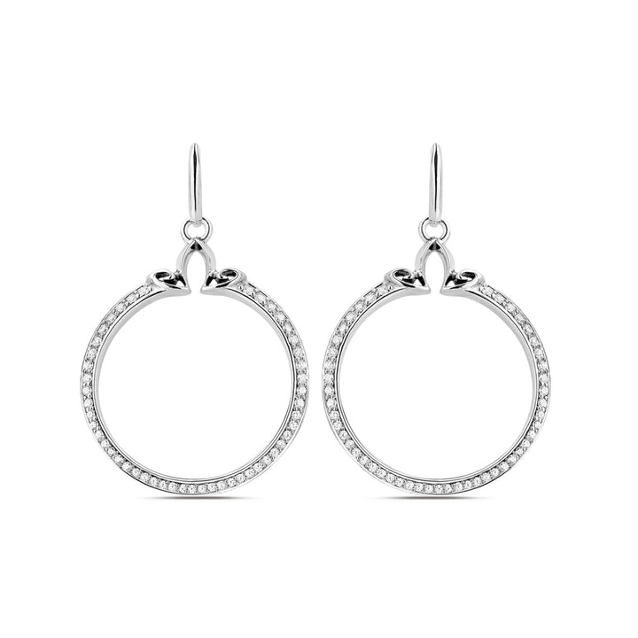 sterling silver hoop earring