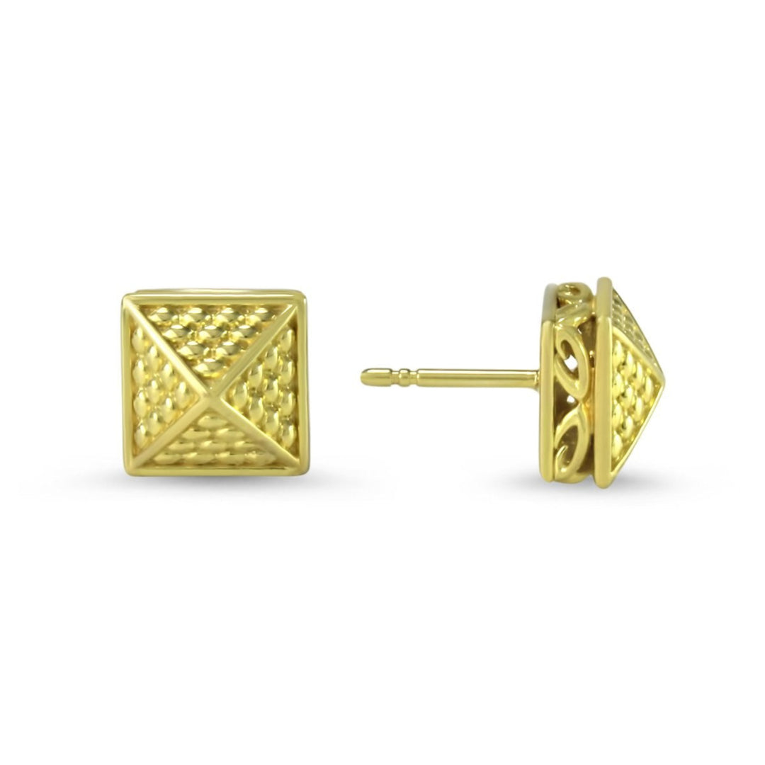 gold vermeil stud earring