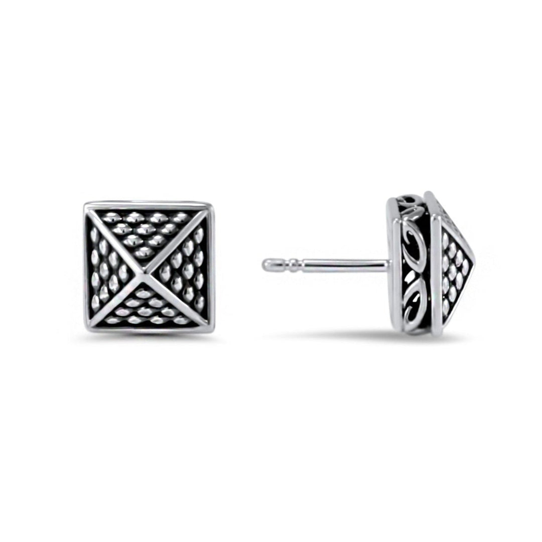 sterling silver stud earrings