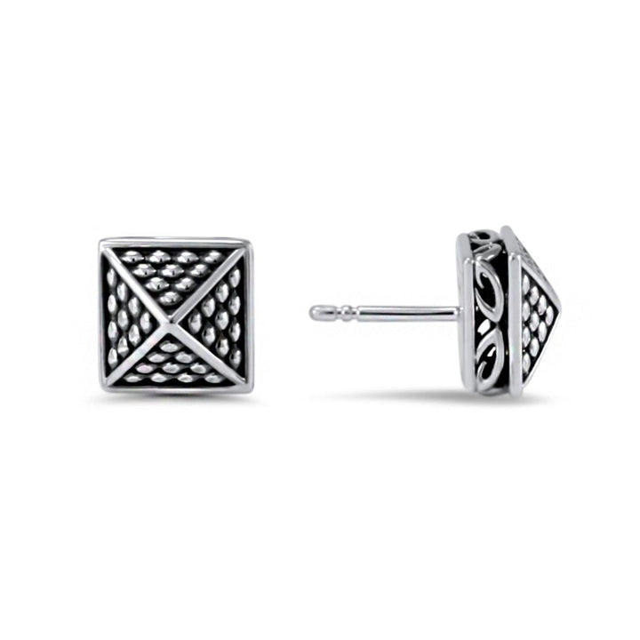 sterling silver stud earrings