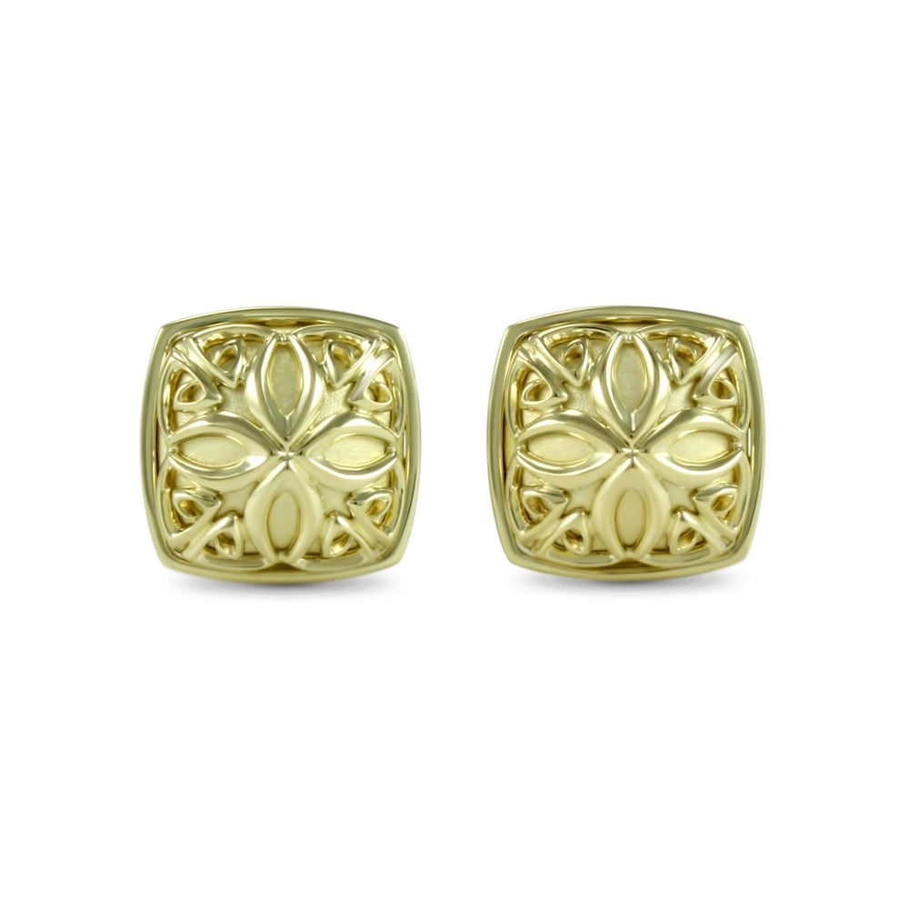 18k gold earrings