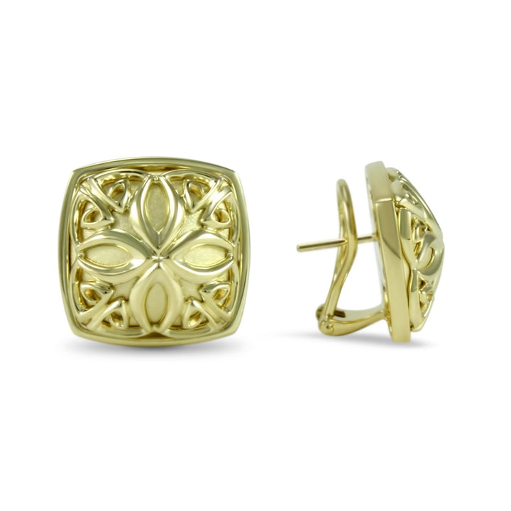 gold vermeil stud earrings