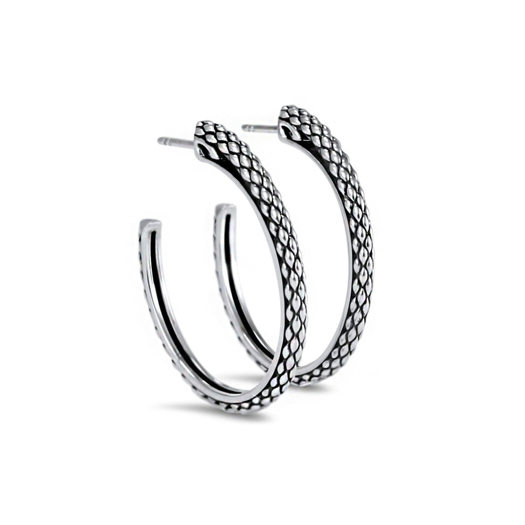 sterling silver hoop earrings