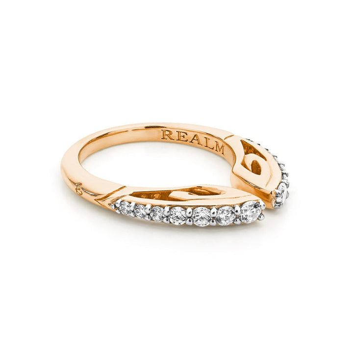 rose gold stacking ring