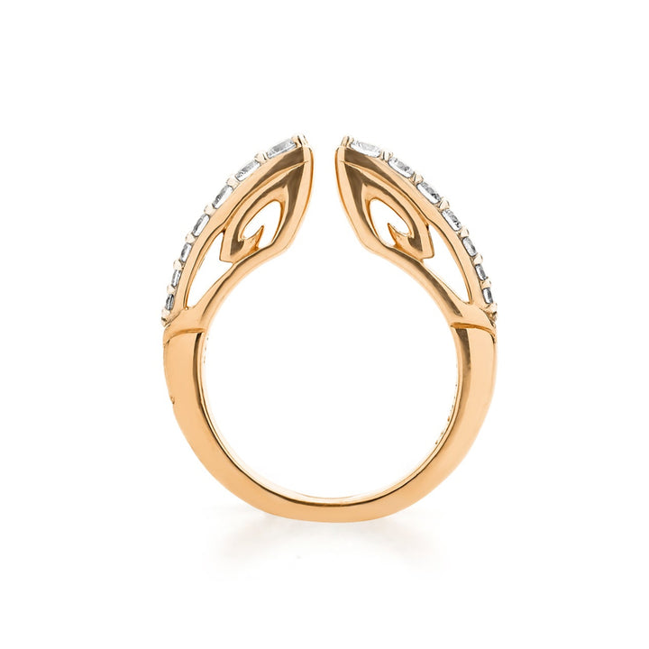 rose gold vermeil stacking ring