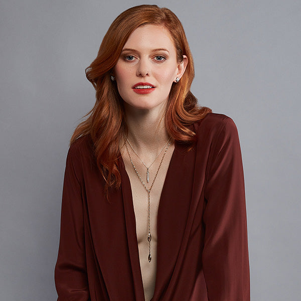 gold lariat necklace