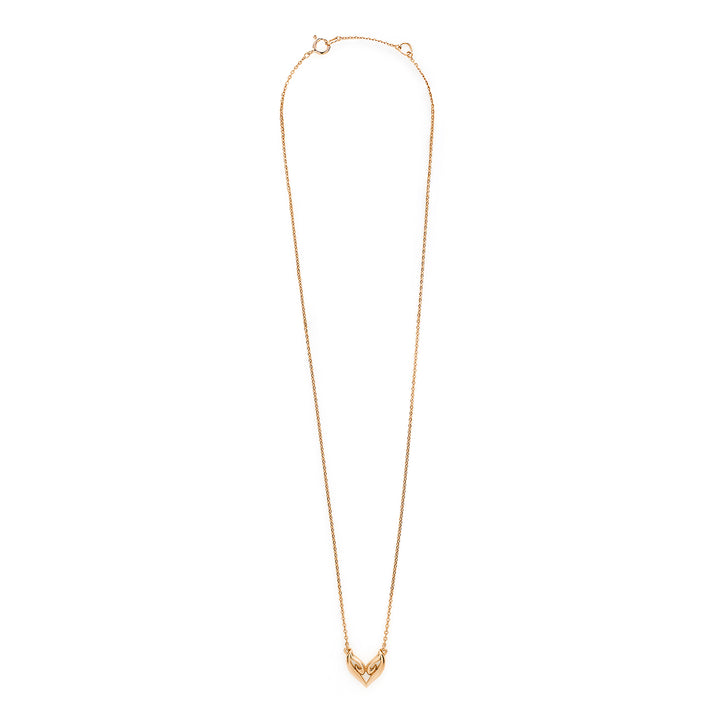 V Pendant - 18K Rose Gold Vermeil