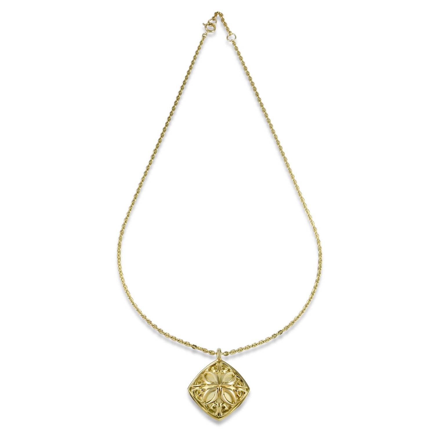 Gold Vermeil Pendant Gold Vermeil Statement Necklace REALM
