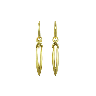 gold drop earring