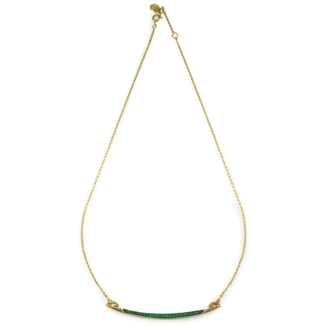 delicate gold necklace