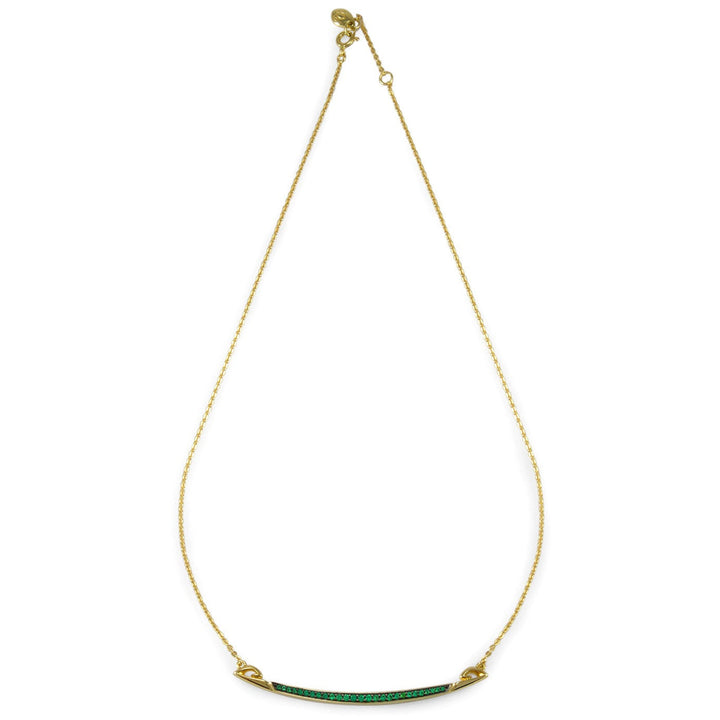 delicate gold necklace