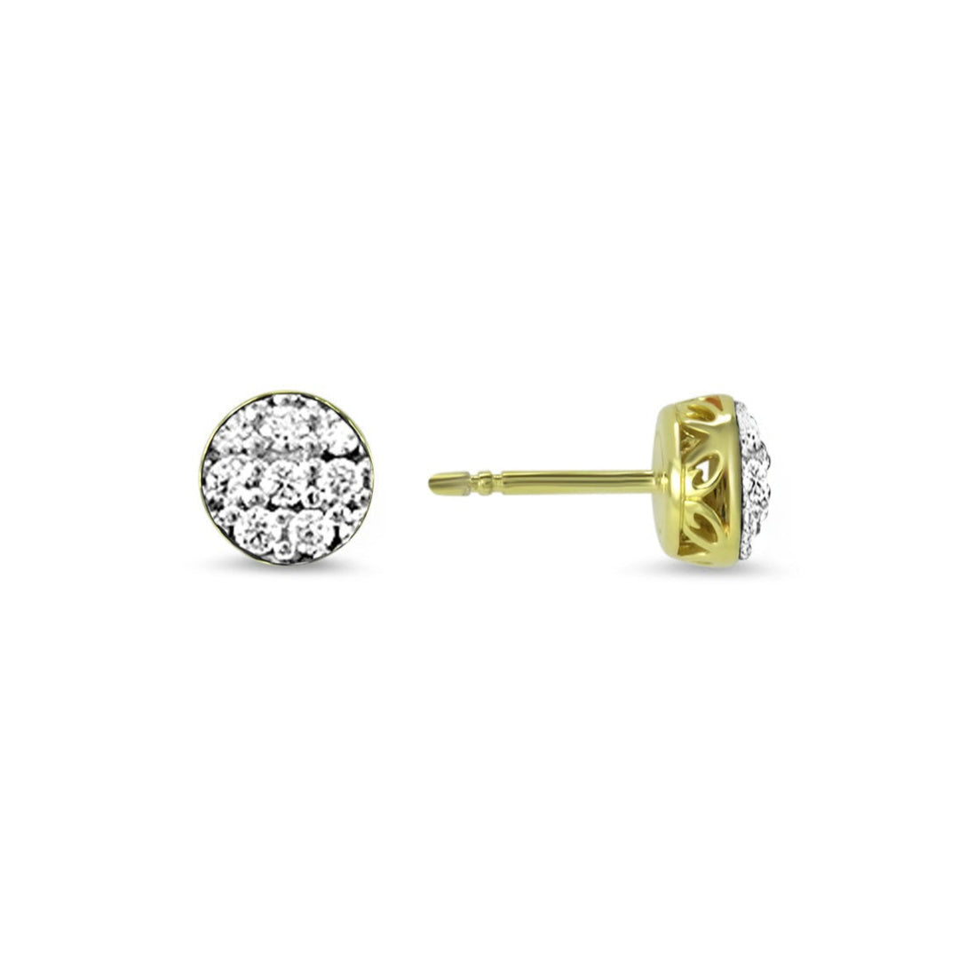 CZ stud earring
