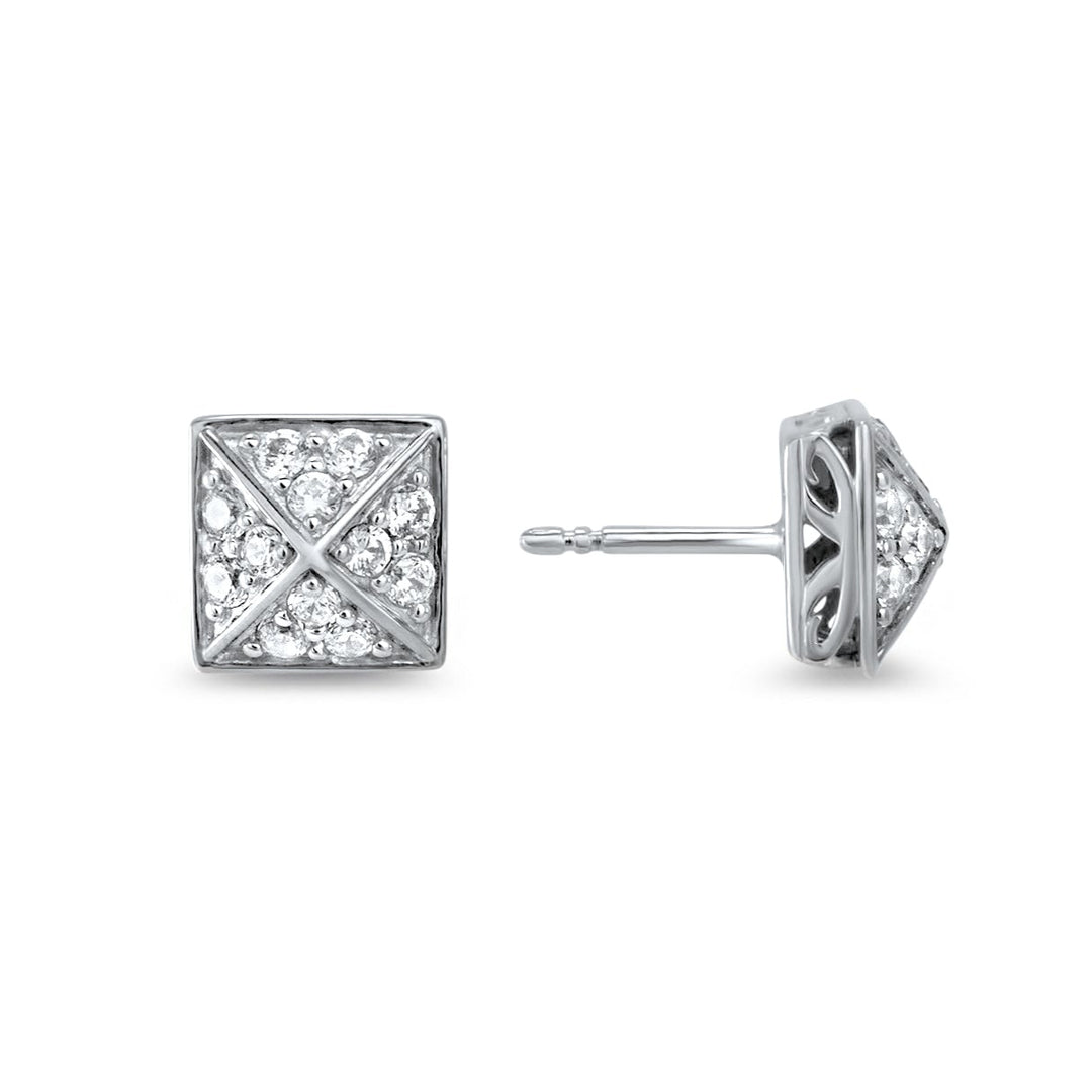 sterling silver stud earrings