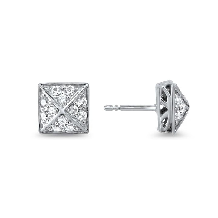 sterling silver stud earrings