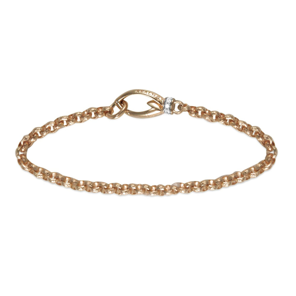 rose gold chain bracelet