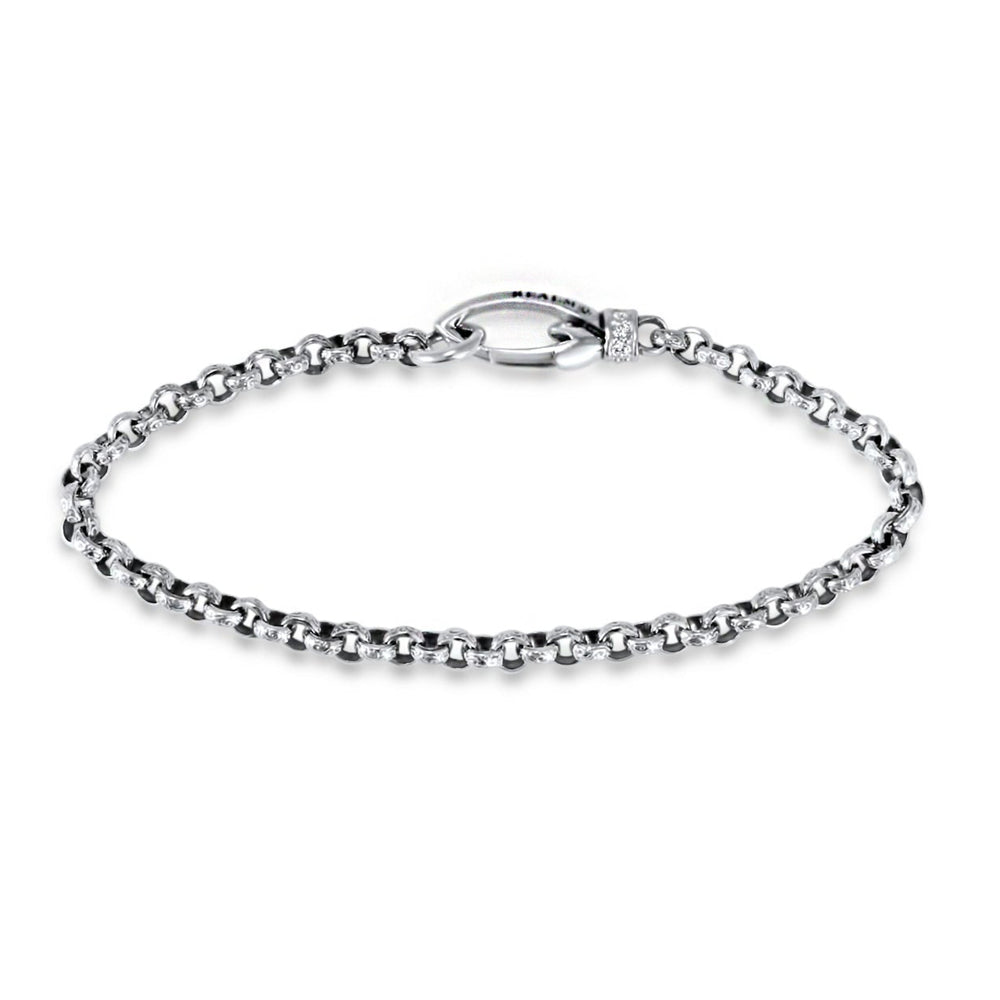 sterling silver chain bracelet