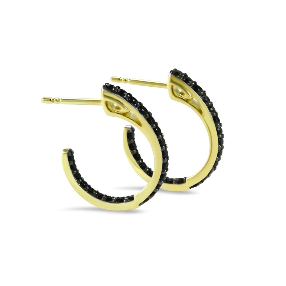 gold vermeil hoop earrings
