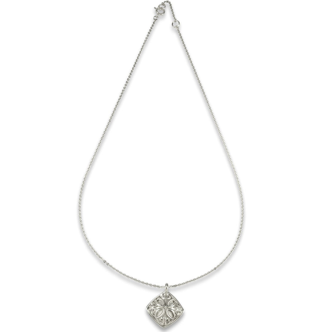 silver necklace