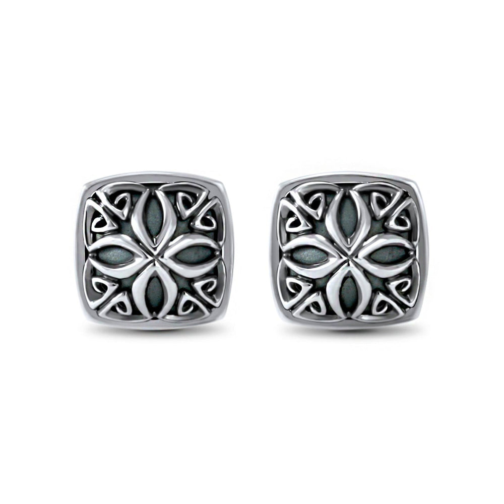 silver stud earrings