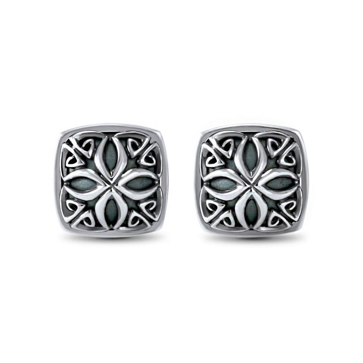 silver stud earrings