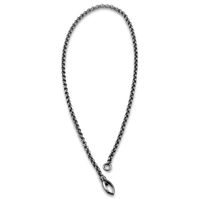 black ruthenium necklace