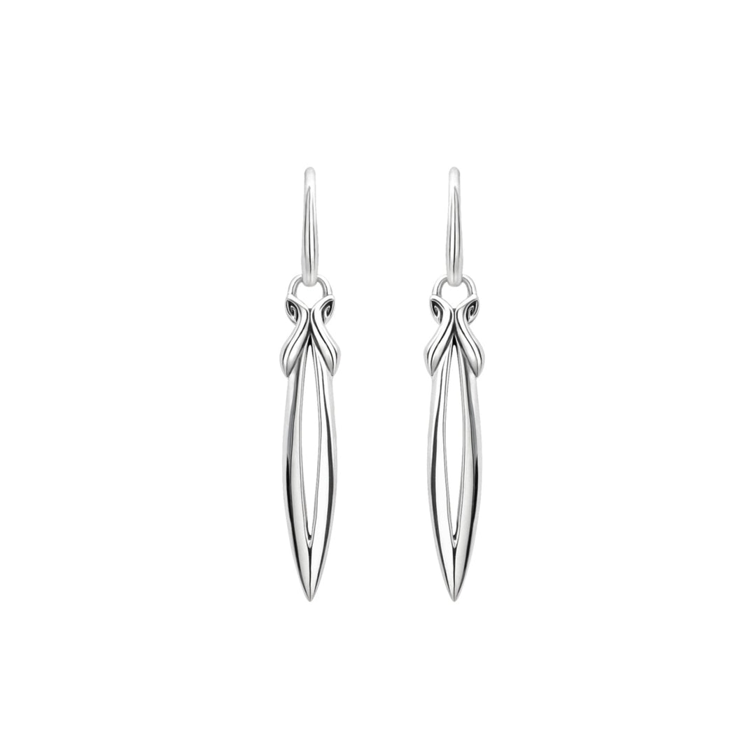 silver dangle earrings