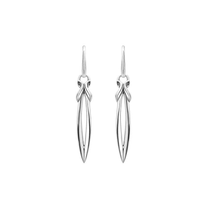 silver dangle earrings