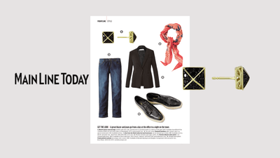 IN THE PRESS: Main Line Today features Possibility Pavé Stud Earring