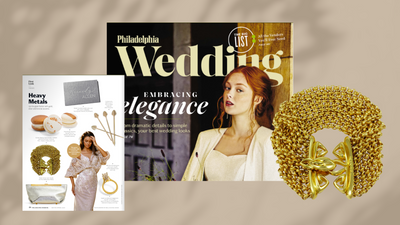 IN THE PRESS: Philadelphia Wedding Features Majesty Chain Bracelet