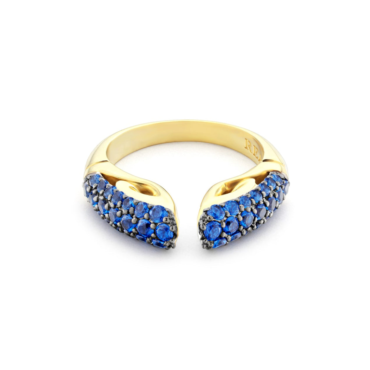 18K Gold Vermeil Pavé Stack Ring | Affordable Gold Stacking Rings – REALM
