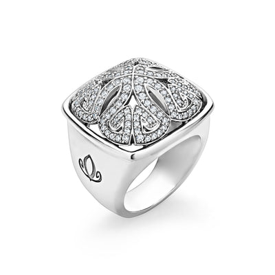 silver statement ring