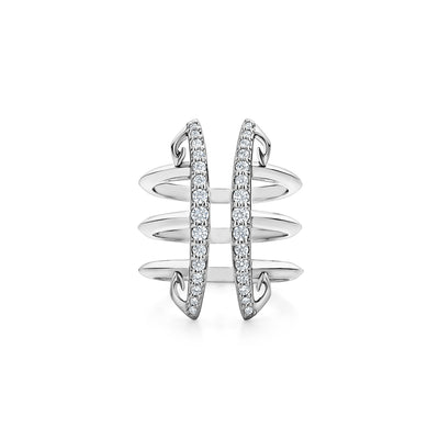 silver statement ring