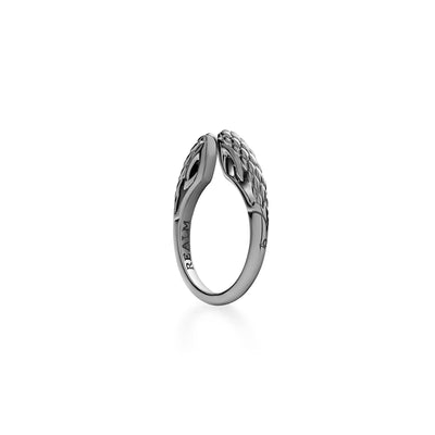 black ruthenium stacking ring